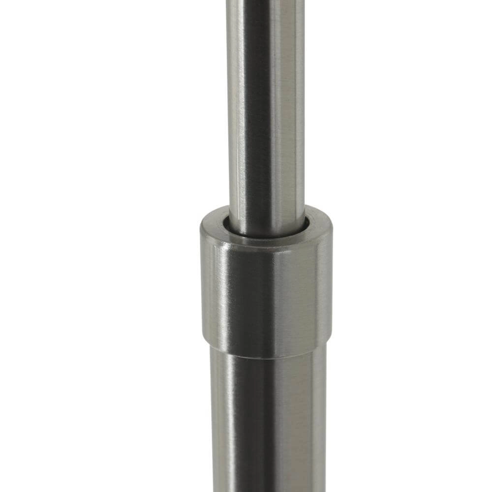 Vloerlamp Prestige Chic metaal met zwarte kap Steinhauer 8712746175592