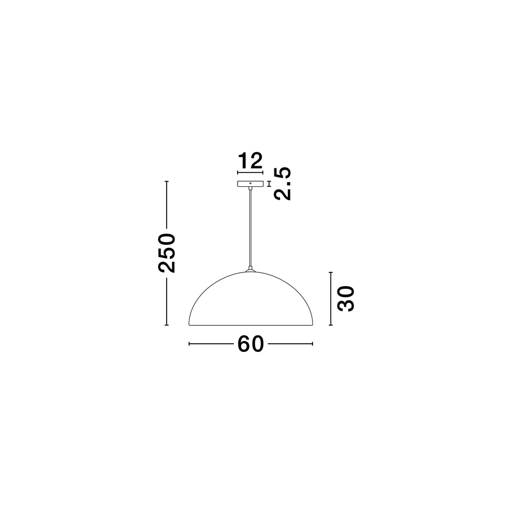 Hanglamp Starla wit Ø 60cm Lyora 5212017460844