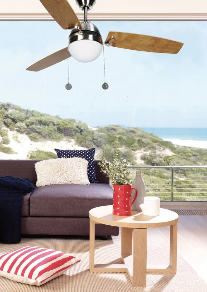 Plafondventilator met lamp Boreas Ø122cm Beacon 9333509094791