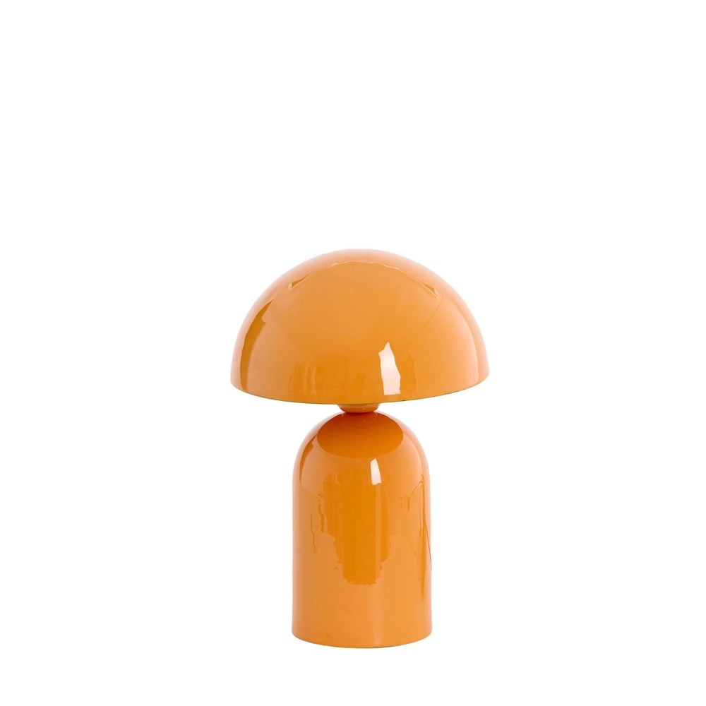 Champignon tafellamp Tolima glans oranje - Ø 23cm