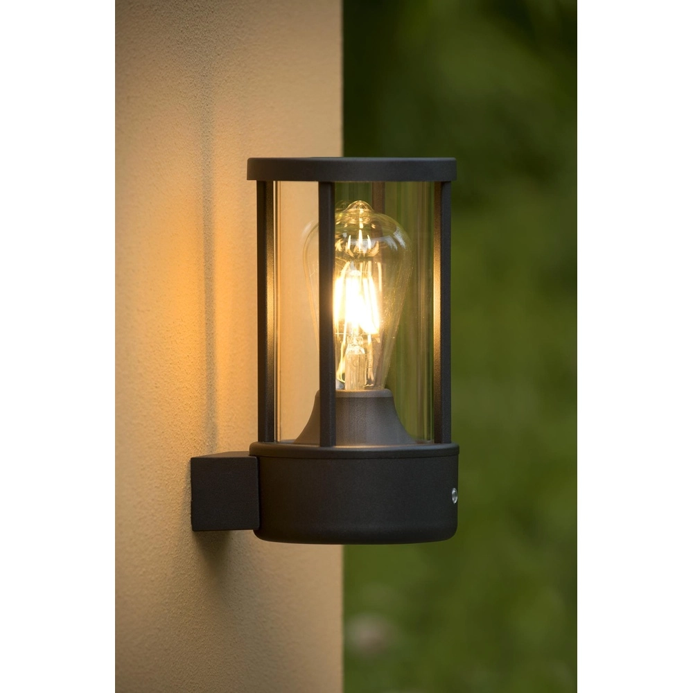 Wandlamp antraciet Lori met sensor Lucide 5411212144300