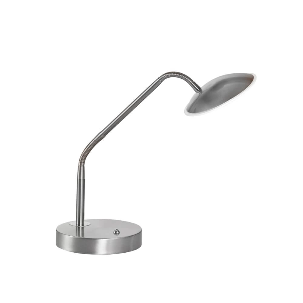 Nikkel leeslamp Tallri dimbaar