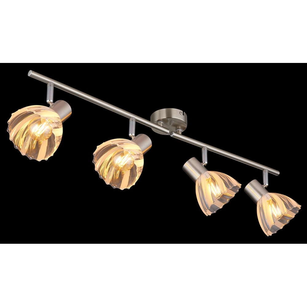 Plafondlamp 4-lichts Zachery nikkel Globo 9007371522491