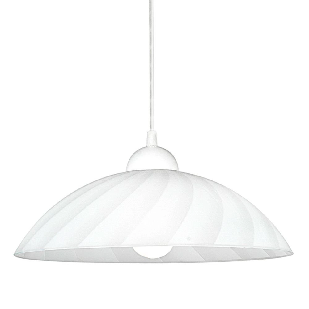 Hanglamp Vetro gegolfd wit Hanglamp Vetro gegolfd wit