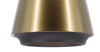 Design hanglamp Santiago Ø 35cm brons met zwart Artdelight 8719831734955