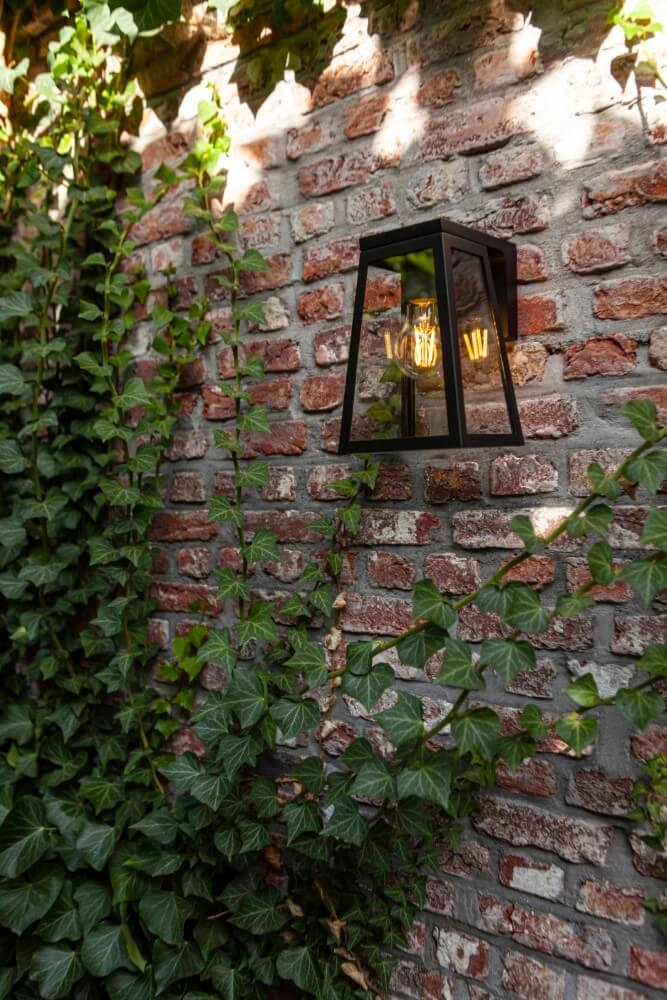 Design wandlamp Fia solar zwart Lutec 6939412014999