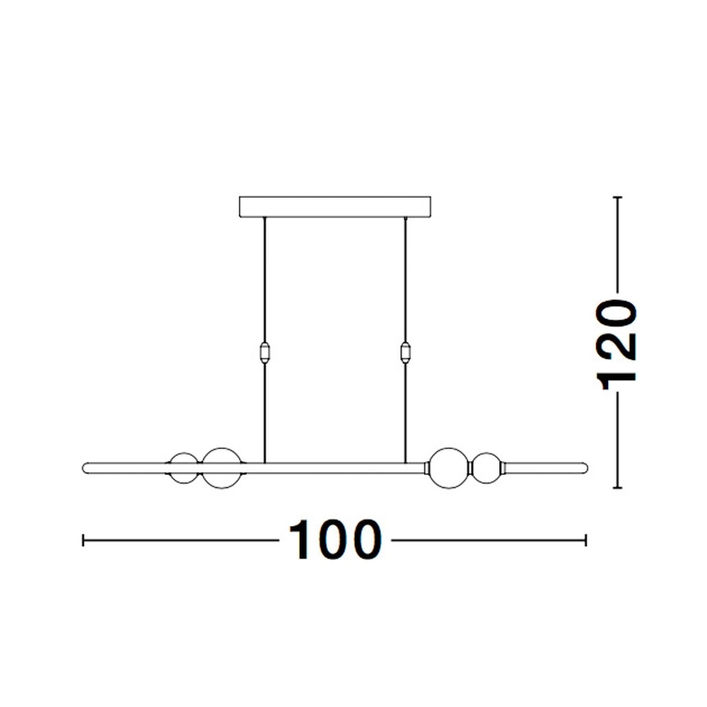 Hanglamp Celia zwart met wit ovaal Lyora 5212017429353