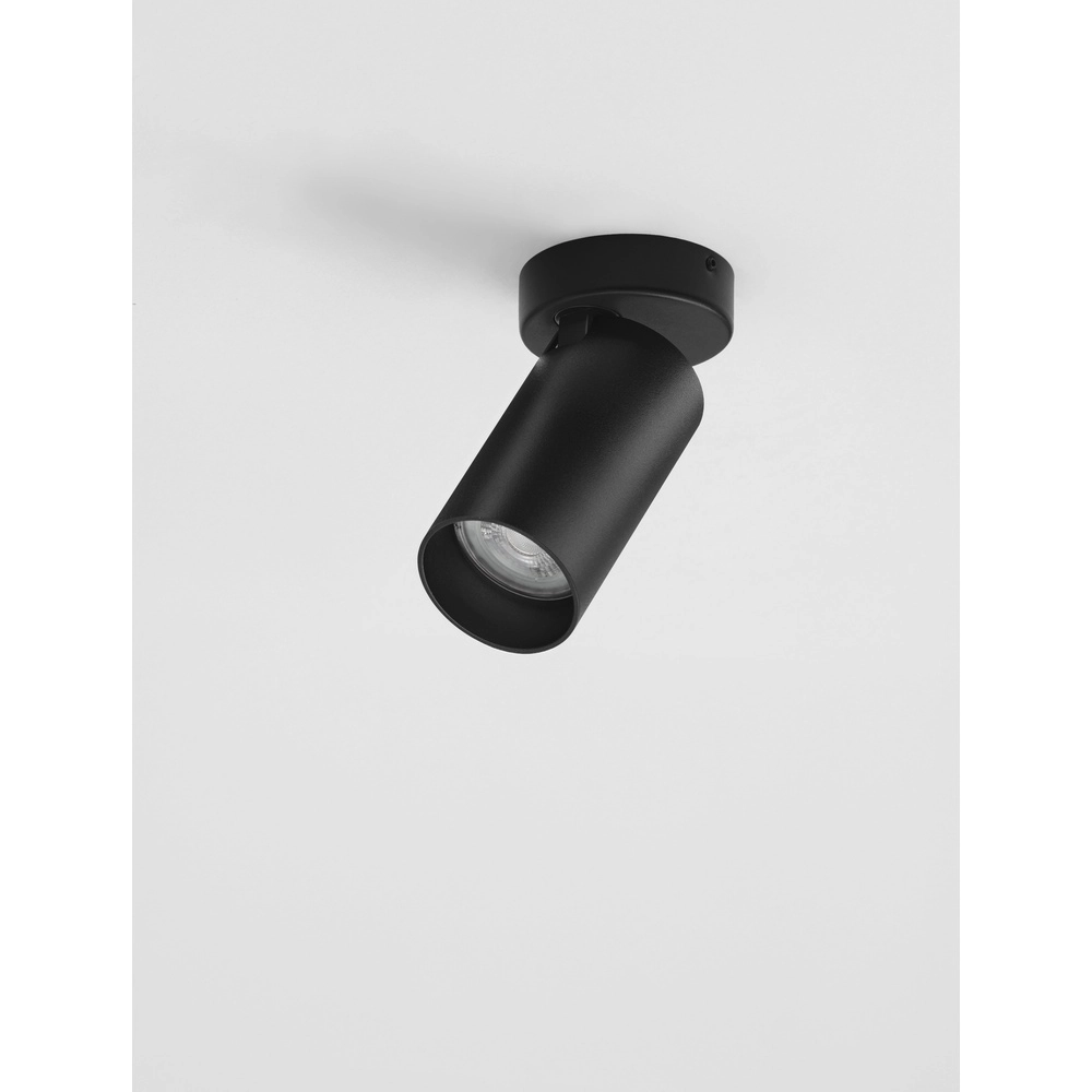 Plafondspot Oso zwart Ø 7cm Lyora 5212017465047