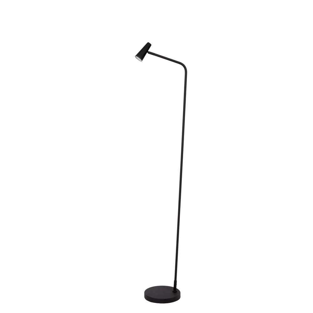 Oplaadbare vloerlamp Stirling zwart