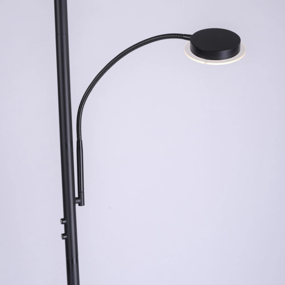 Zwarte leeslamp Hans Just Light 4043689972998
