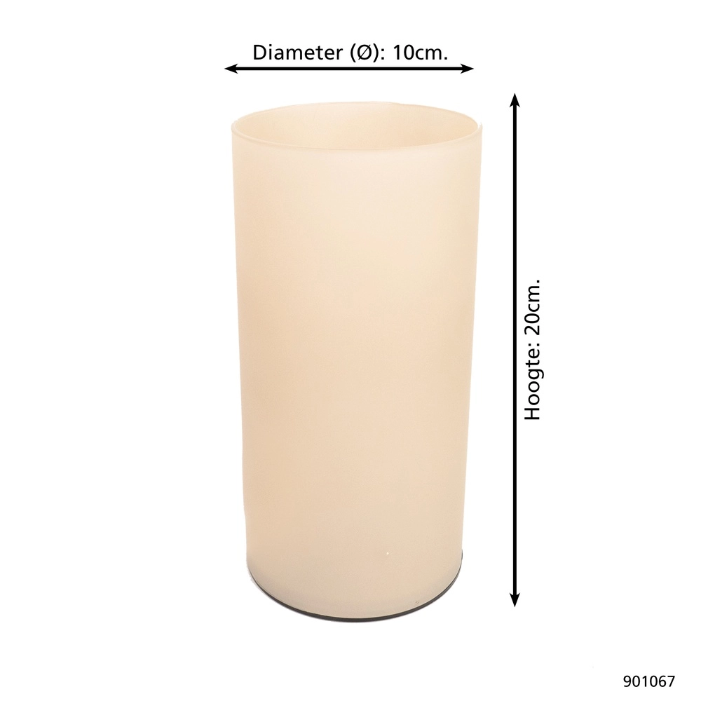 Nachtkastlamp Geo frosted wit glas Eglo 9008606304349