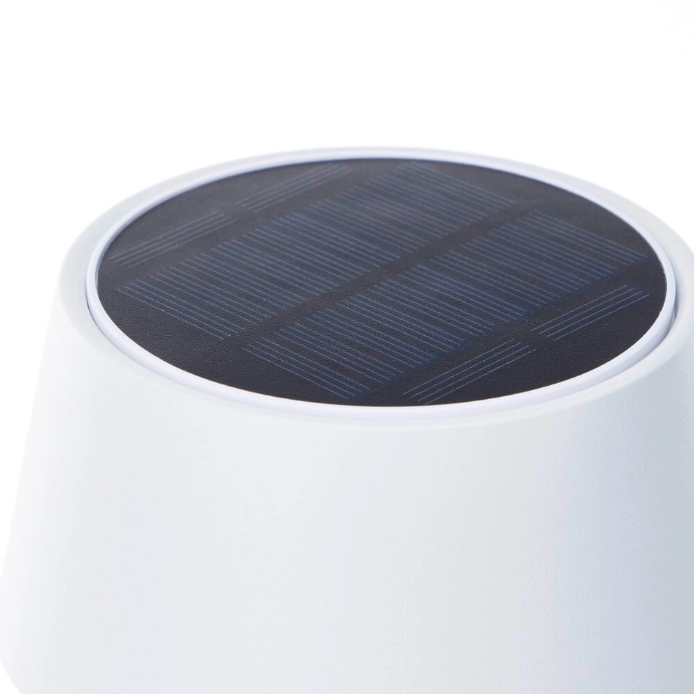 Witte design tafellamp Picco op batterij Brilliant 4004353437700