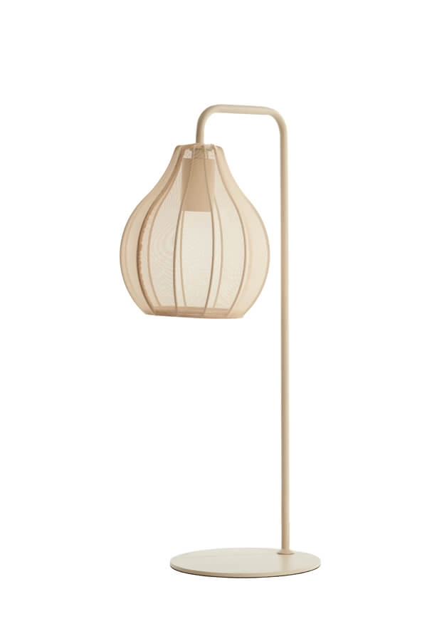 Crème tafellamp Elati Ø 20cm japandi Light & Living 8717807702694