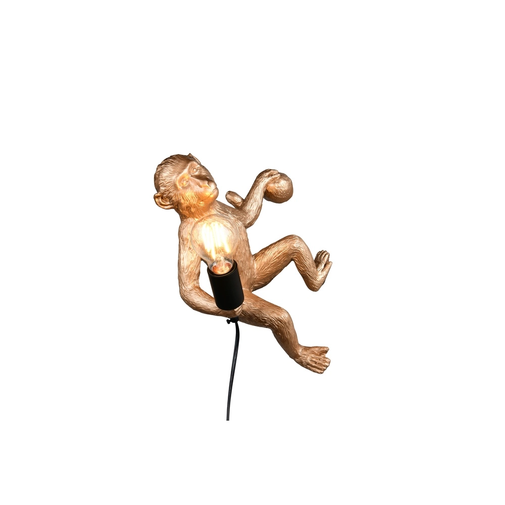 Wandlamp Louy aapje goud Trio 4017807667967