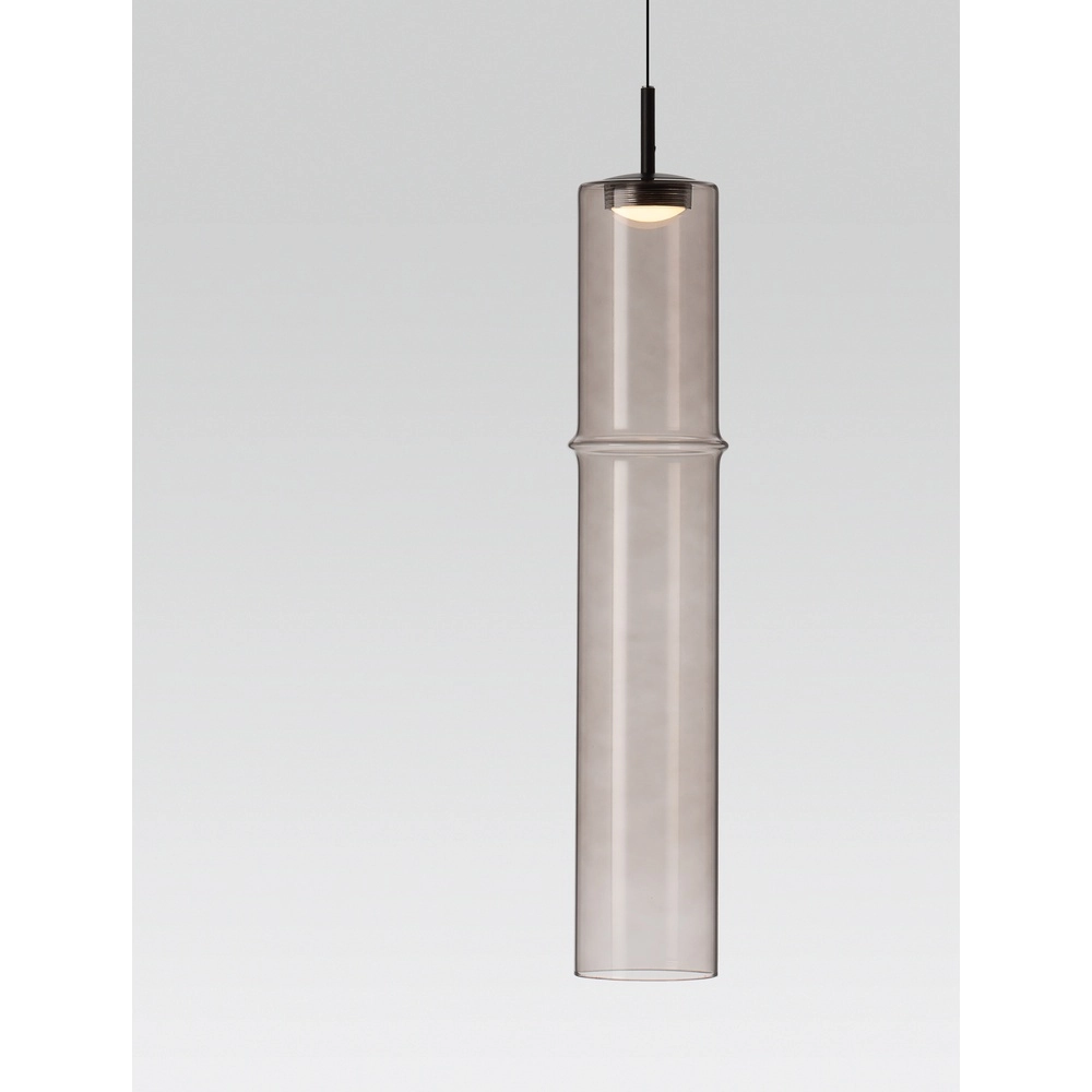 Unieke hanglamp Sano 1-lichts smoke glas