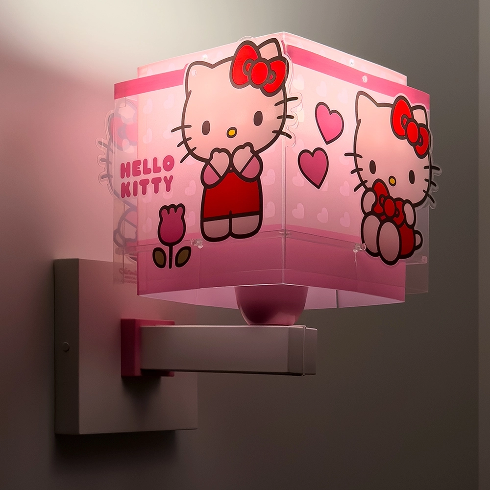 Wandlamp Hello Kitty roze Dalber 8420406732695