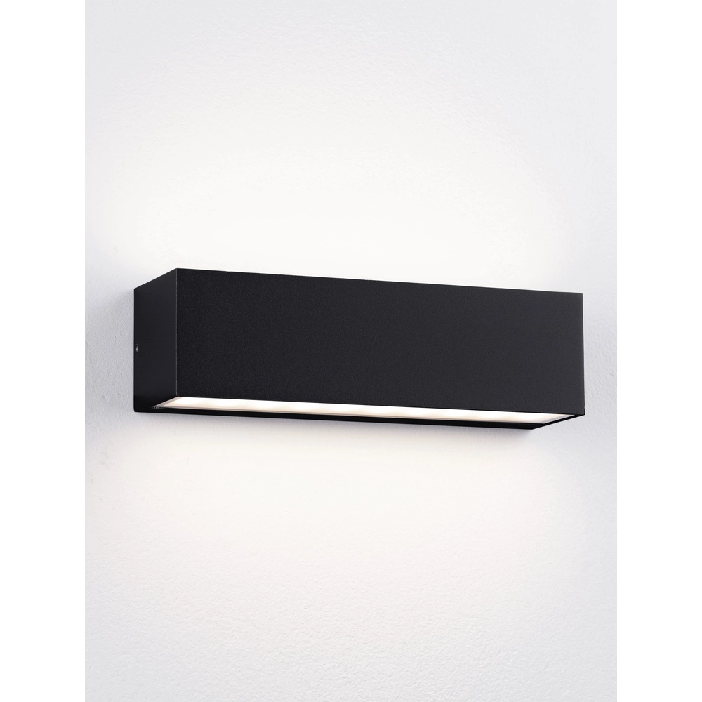 Zwarte wandlamp Flora design