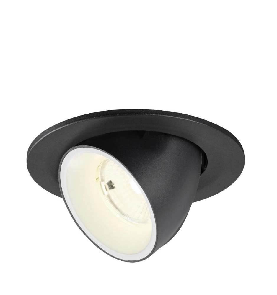 Inbouwspot Numinos Gimble S zwart/wit 4000K - 55gr