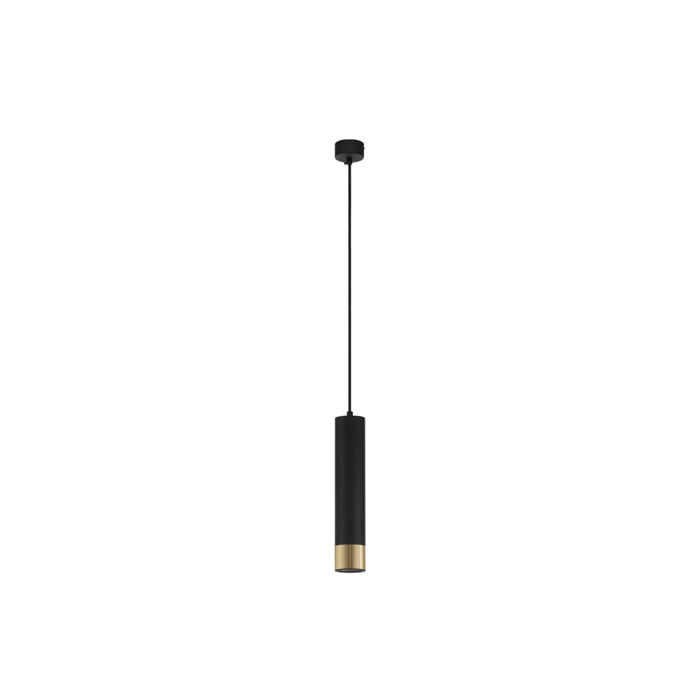 Design hanglamp Picto 30cm zwart met goud Lyora 5212017430373