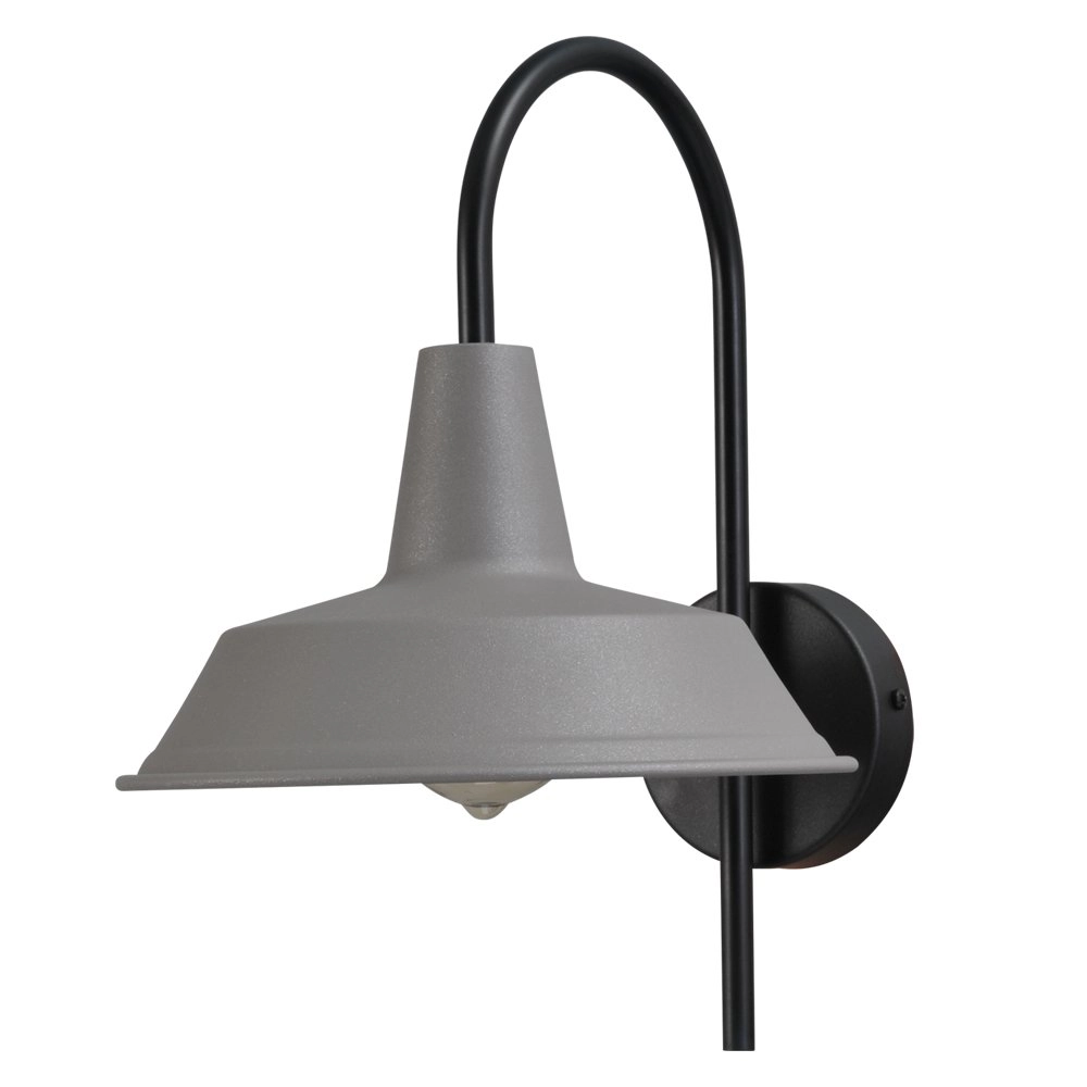 Betongrijze wandlamp Industria 25