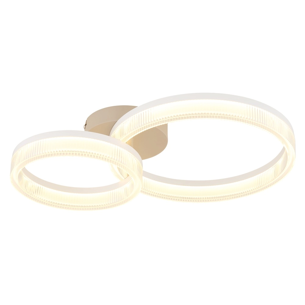 Moderne plafondlamp Zara zand bruin Globo 9007371573066