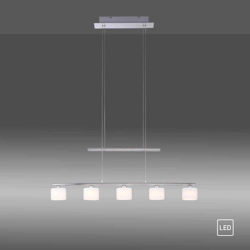 5-lichts hanglamp Hydra metaal Paul Neuhaus 4012248364963