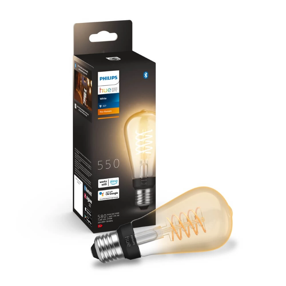 Lichtbron Hue - E27 - 7W - White 13,5cm hoog Philips 8719514342989
