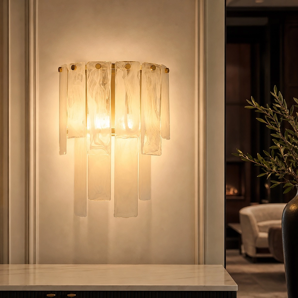 Wandlamp Formalux goud Searchlight 5,05342E+12