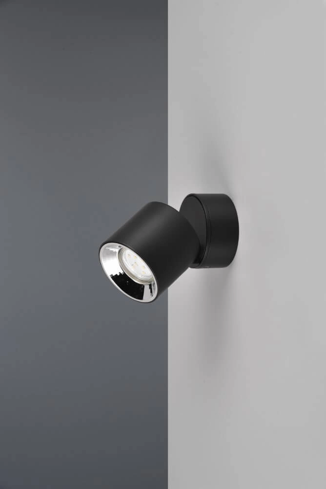 Plafondlamp Guayana zwart Trio 4017807573930