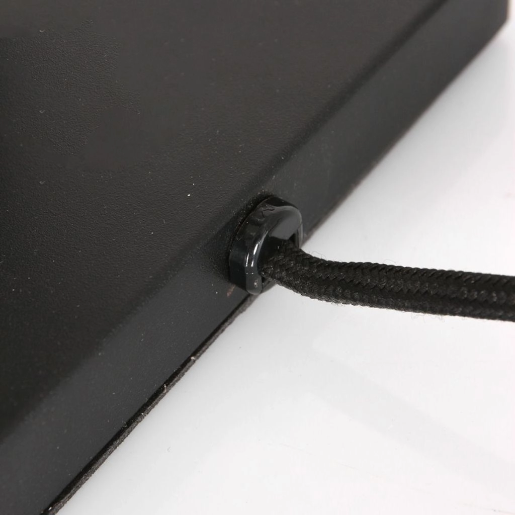 Zwarte tafellamp Stang met kurk kapje Ø20cm Steinhauer 8712746180541