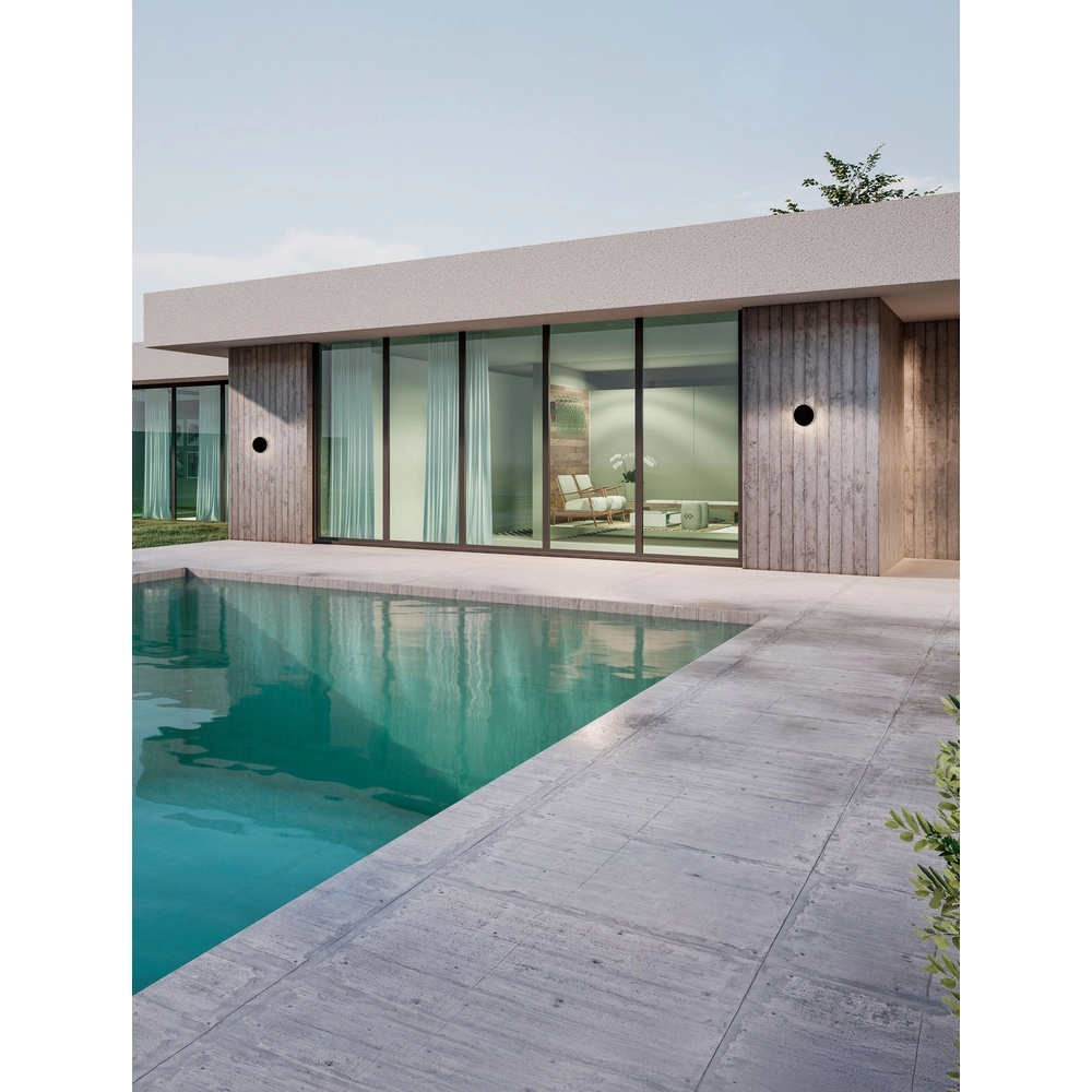 Ronde wandlamp Oono antraciet Lyora 5212017477170