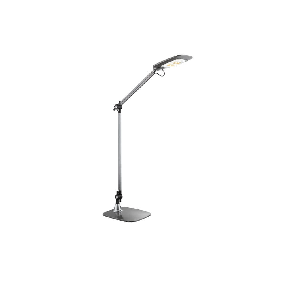 Bureaulamp Pattaya grijs met sensorbediening
