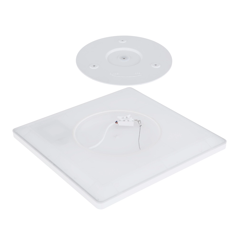 Plafonniere Sapana vierkant 42cm wit Globo 9007371417742