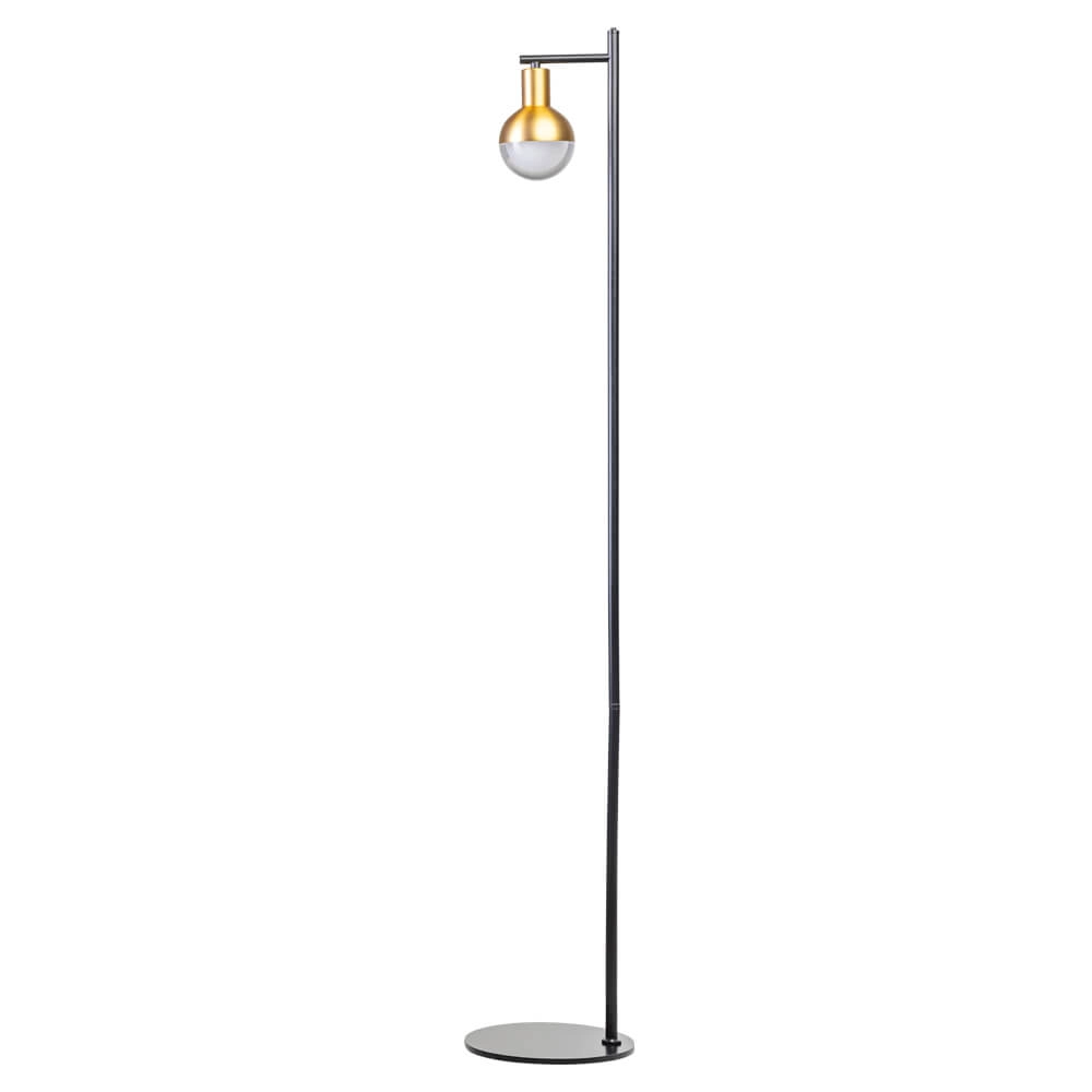 Vloerlamp Drop zwart met goud Vloerlamp Drop zwart met goud