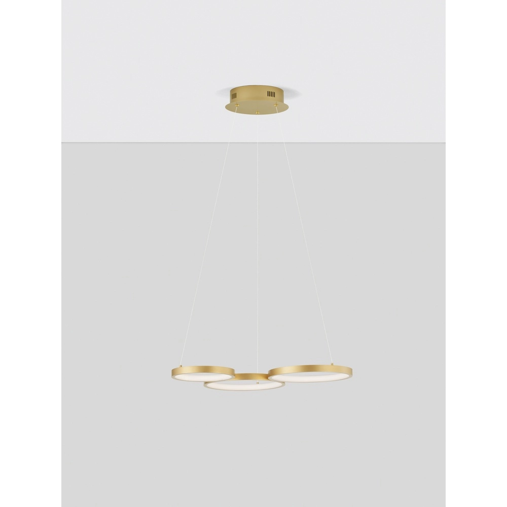 Moderne hanglamp Magnus goud 55cm