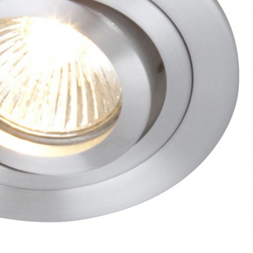 Inbouwspot Vespo Round 10cm metaalgrijs Steinhauer 8712746091885