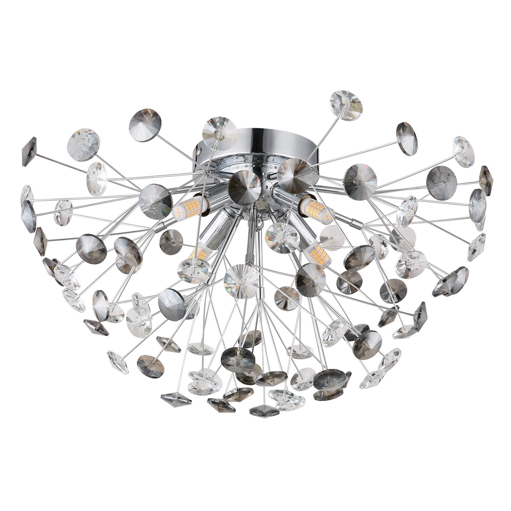 Plafondlamp Katrina chroom Ø 45cm Globo 9007371481330