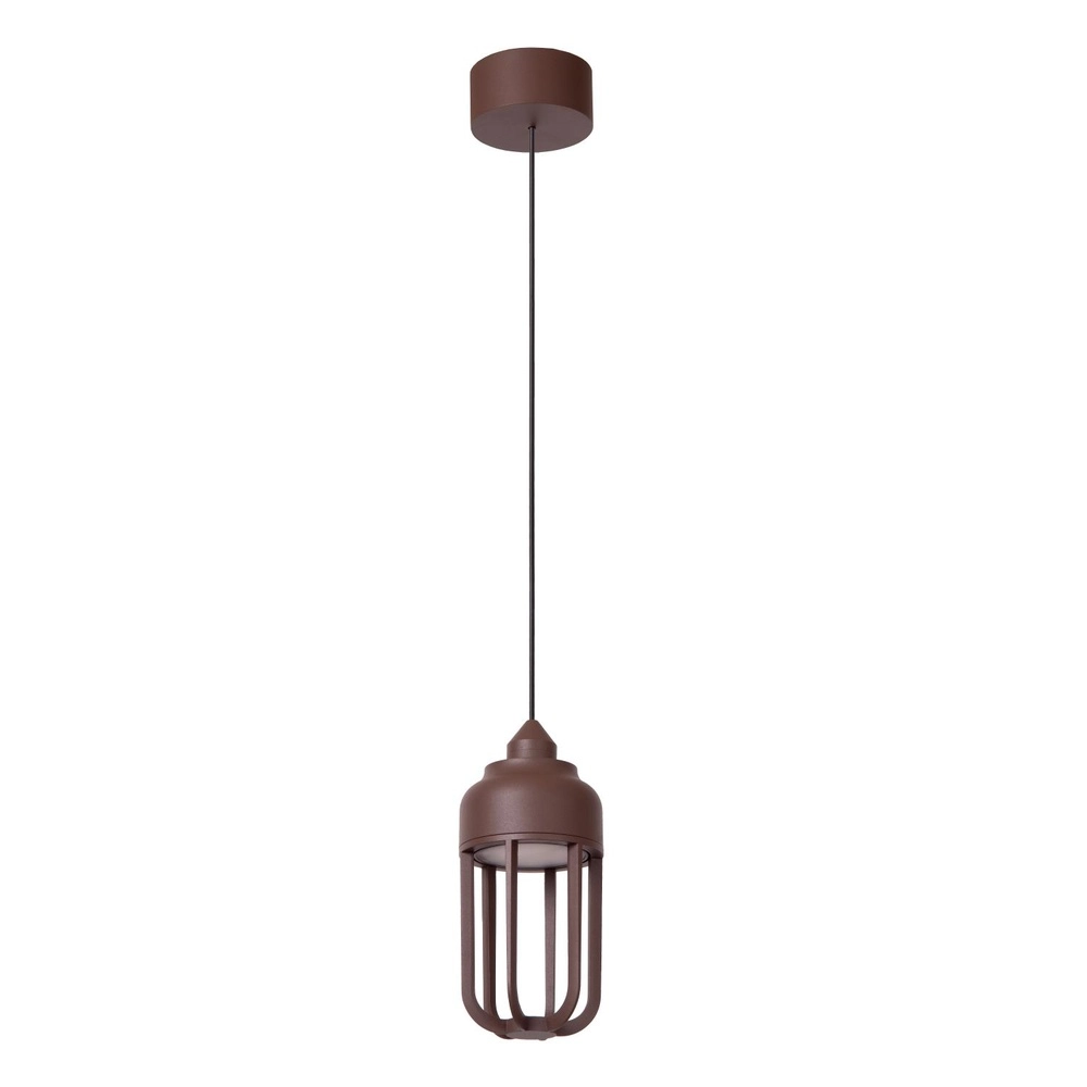 Hanglamp Wells roestbruin