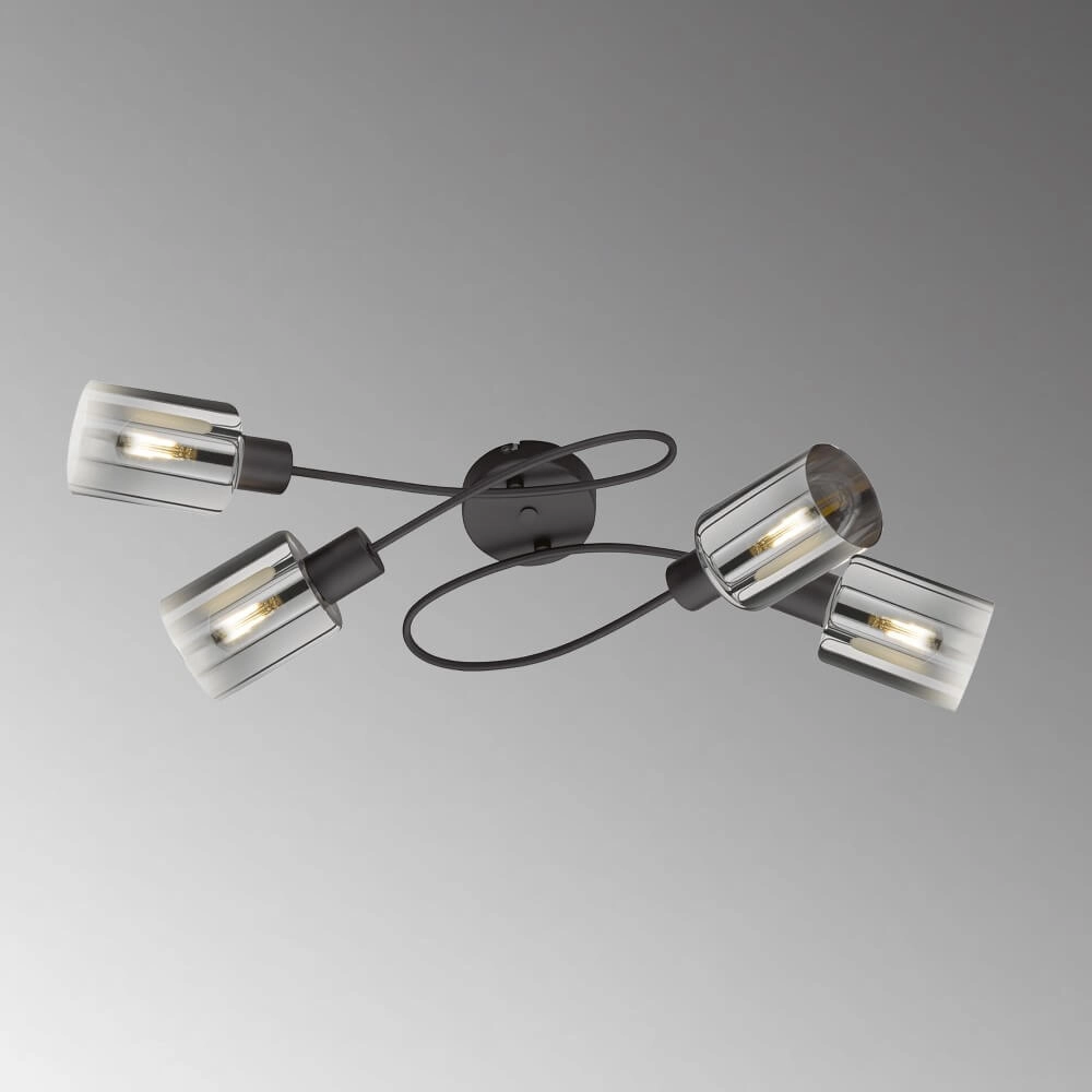 Plafondlamp Iska 4-lichts Fischer & Honsel 4003694213219