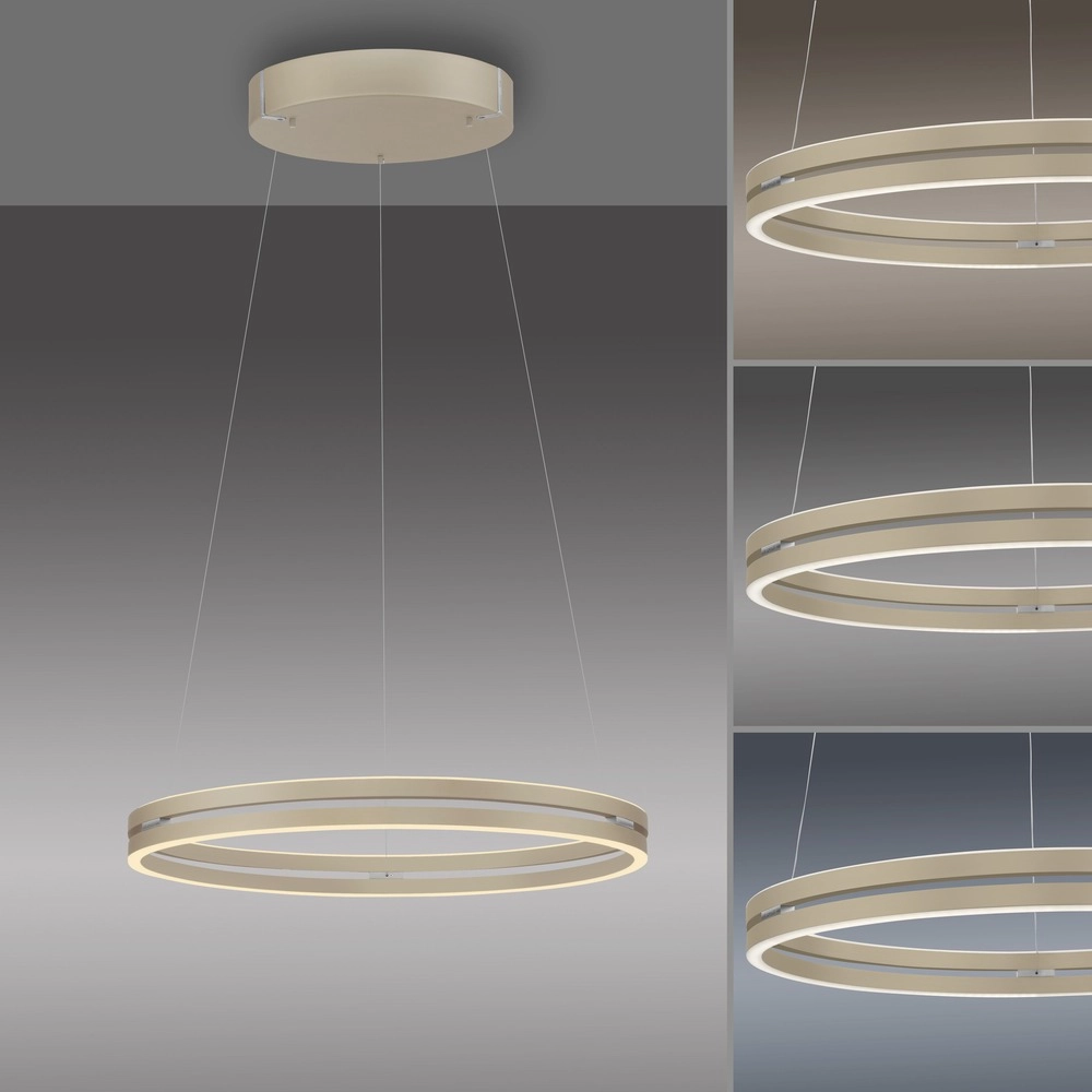 Kantoor hanglamp Pure E-Loop bronce - Ø 70cm Paul Neuhaus 4012248398364