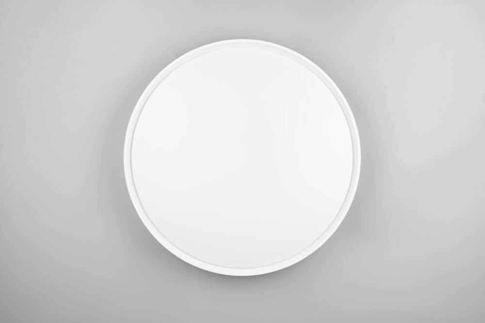 Witte plafonnière Spacy met afstandsbediening Trio 4017807612950