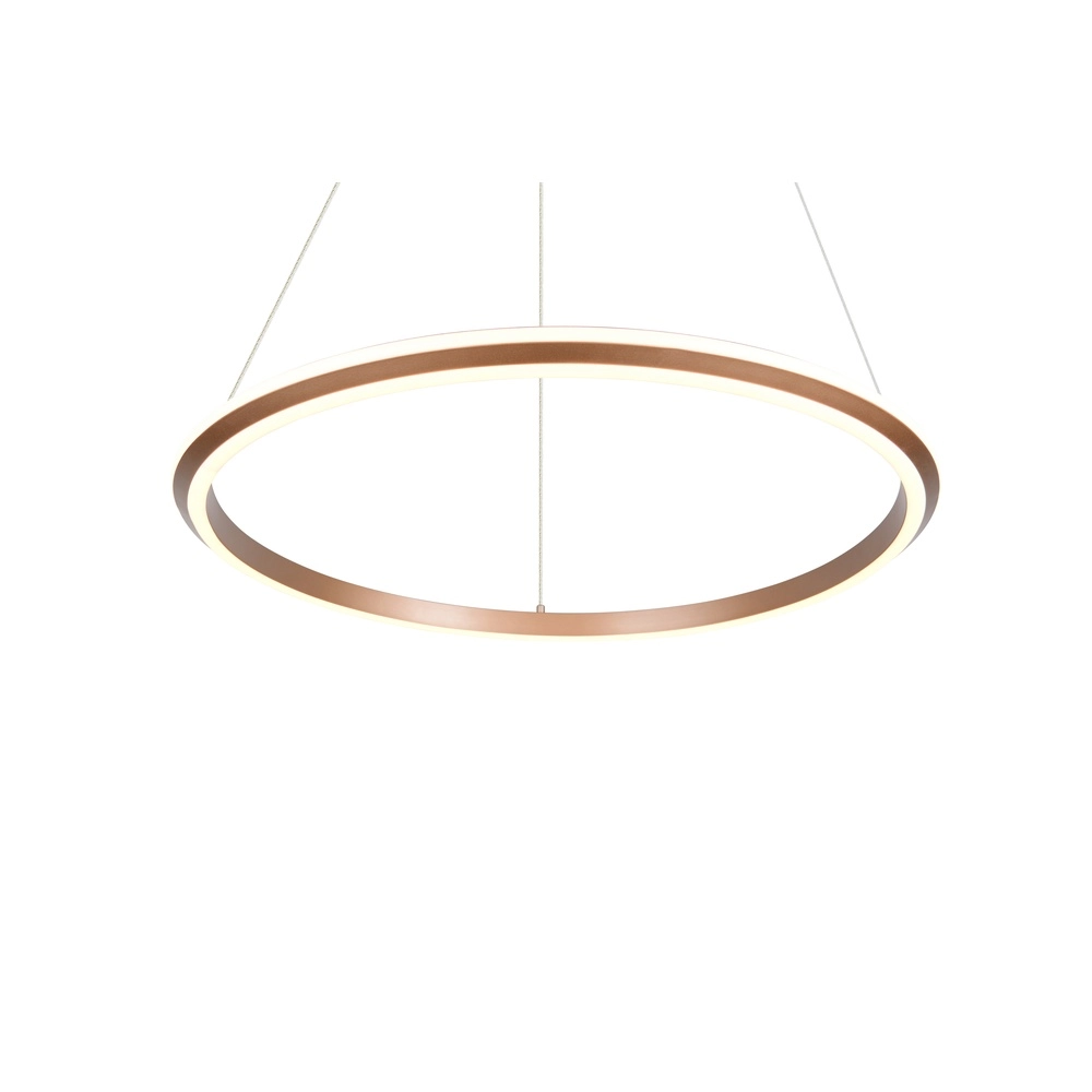 Hanglamp Amador mokka bruin Ø 75cm Trio 4017807664188
