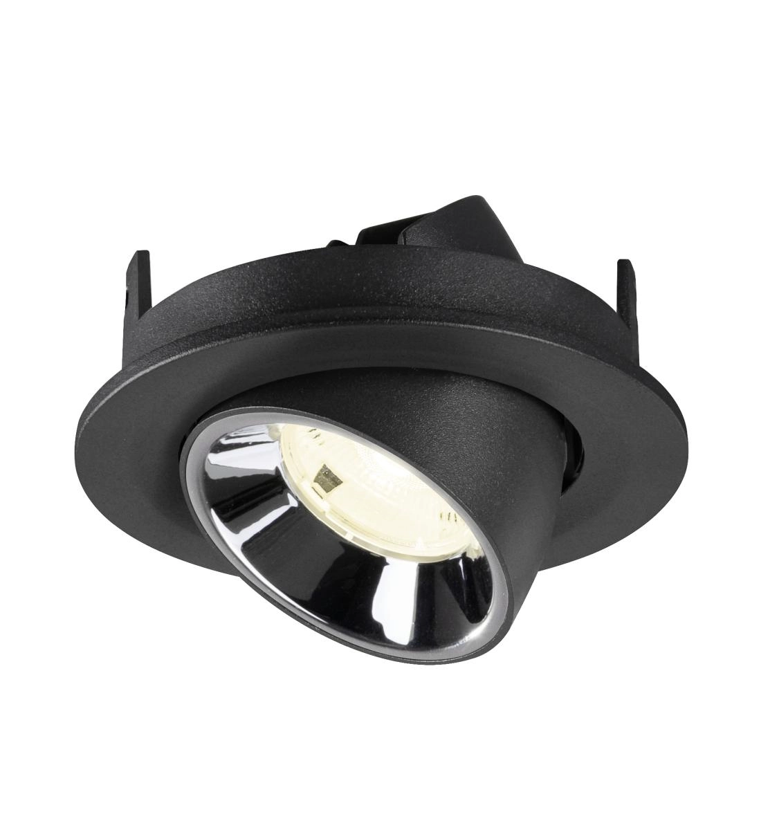 Inbouwspot Numinos Gimble S zwart/chroom 4000K - 20gr SLV 4024163313377