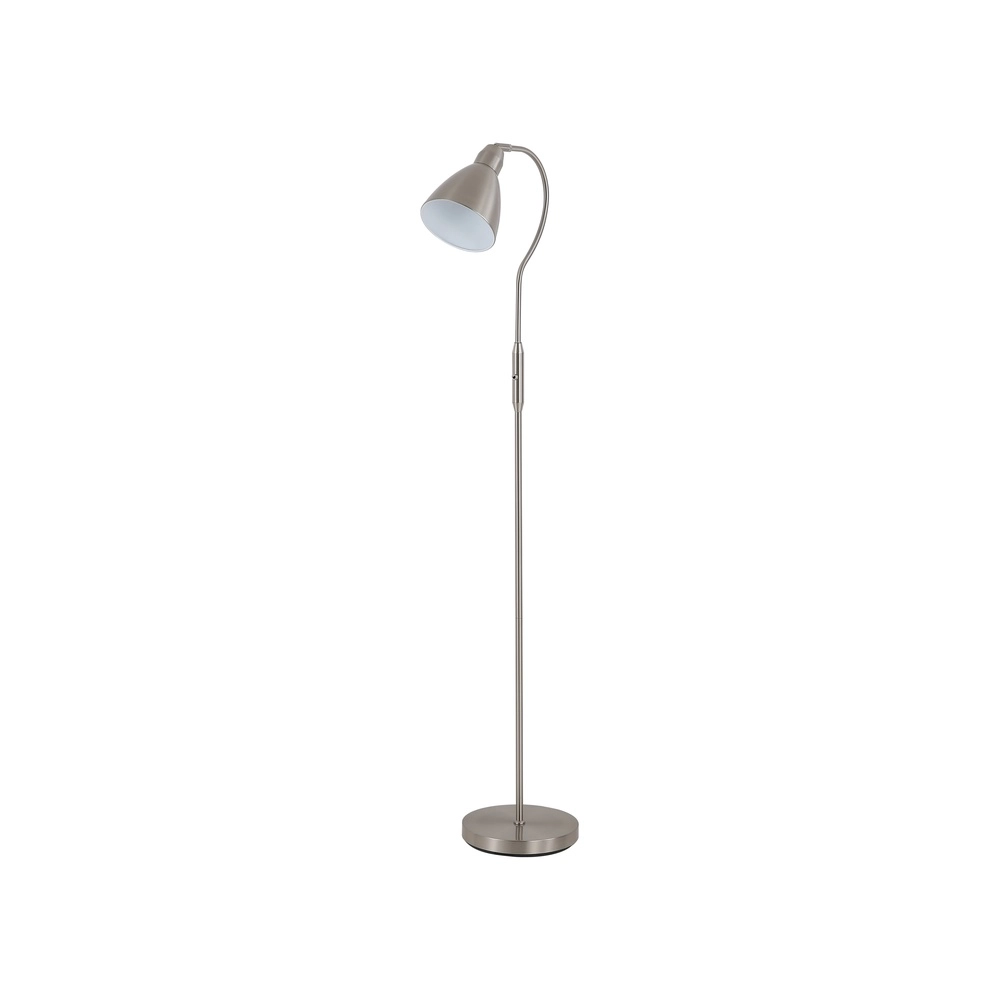 Vloerlamp Adjustable nikkel Vloerlamp Adjustable nikkel
