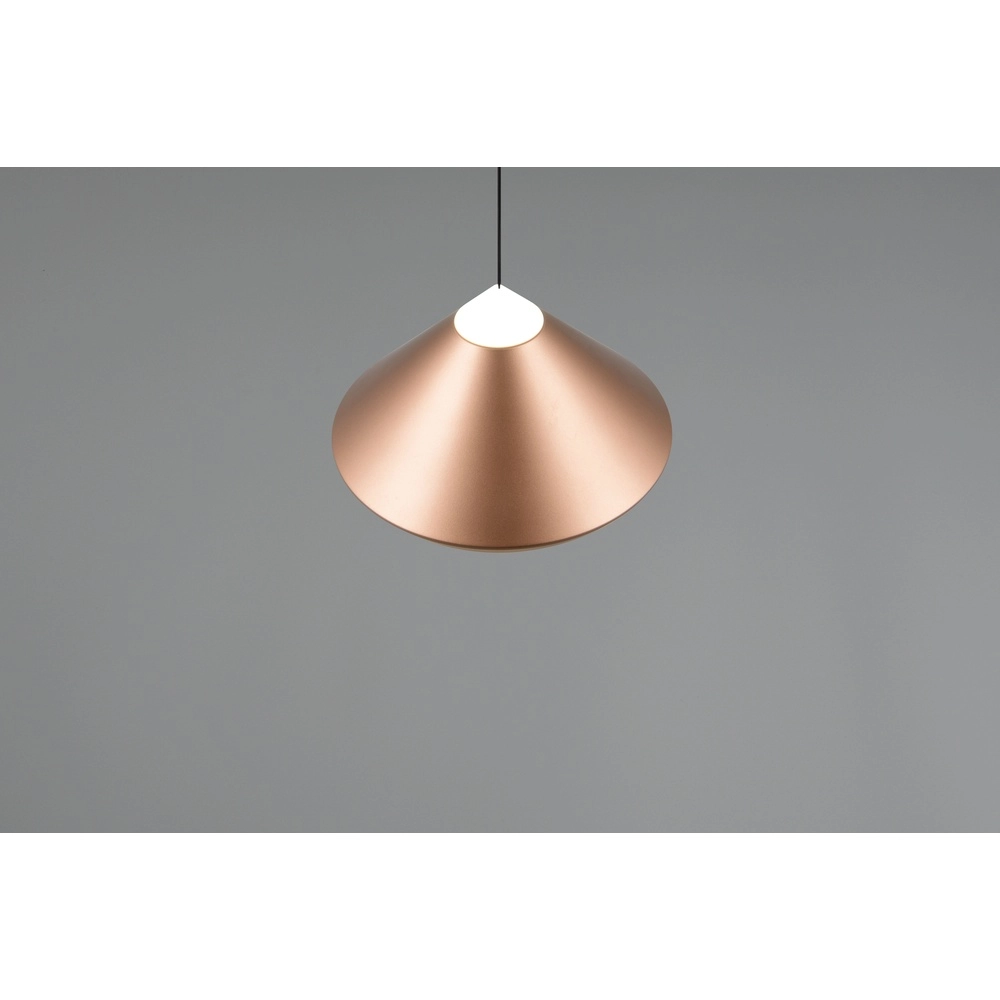 Moderne hanglamp Laguna Ø 30cm koffie bruin Trio 4017807677522