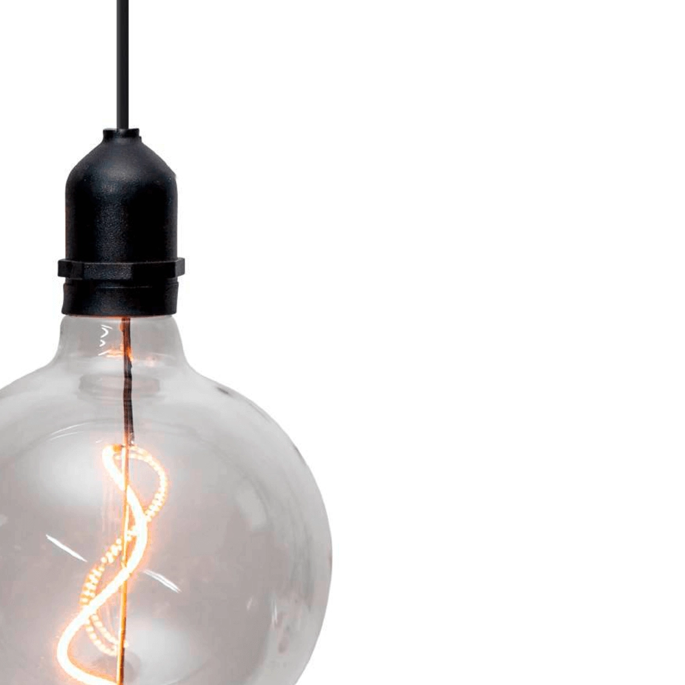 Zwarte pendel Vignanello helder Eglo 9008606229925