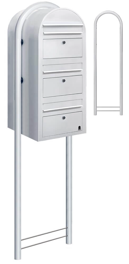 Brievenbus Trio 9016 Wit Bobi 6417237015075