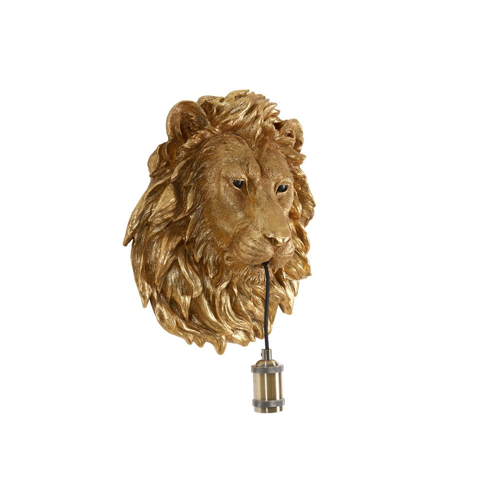 Wandlamp Lion brons leeuw Light & Living 8717807641085