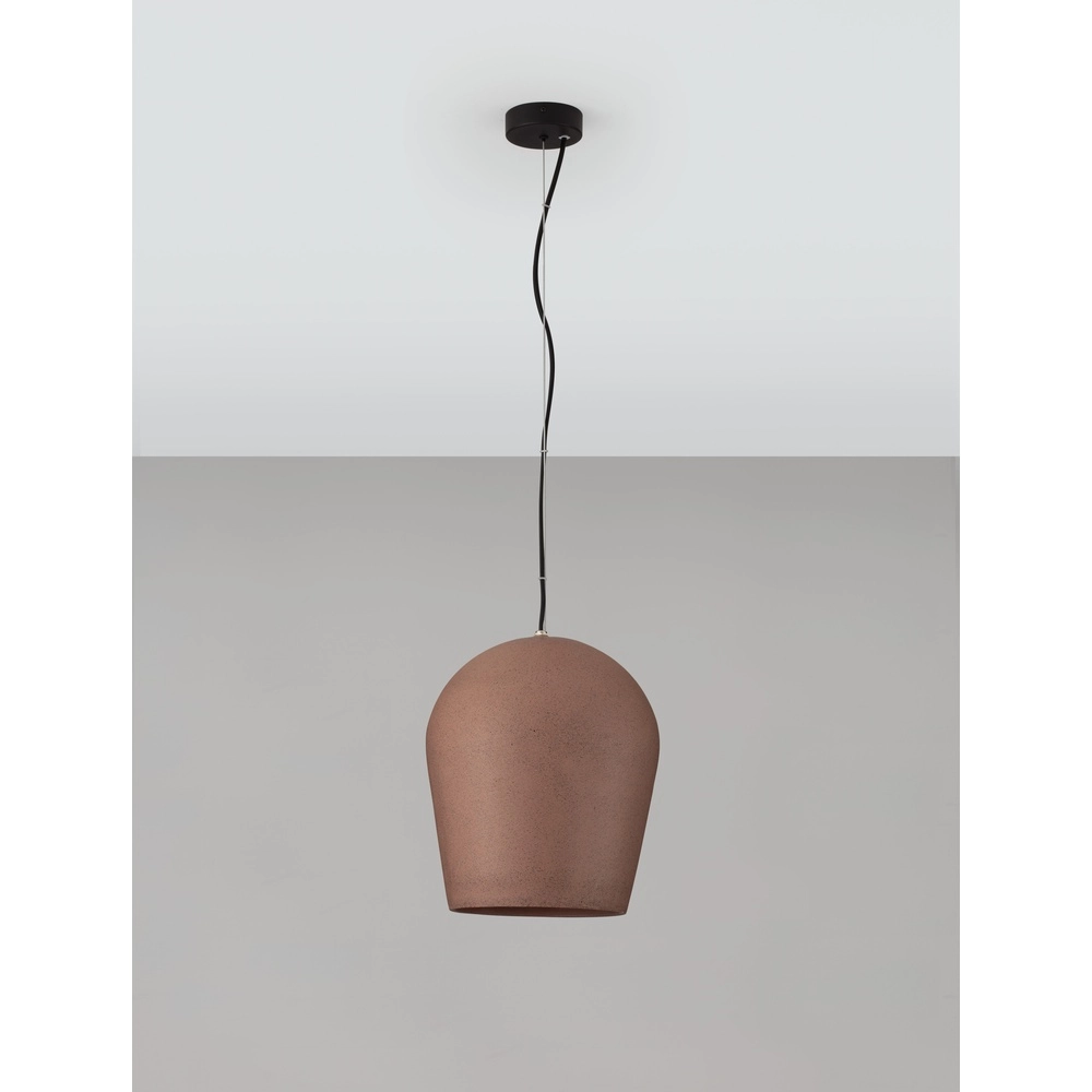 Hanglamp Omio Ø 29cm aarde bruin Lyora 5212017468888