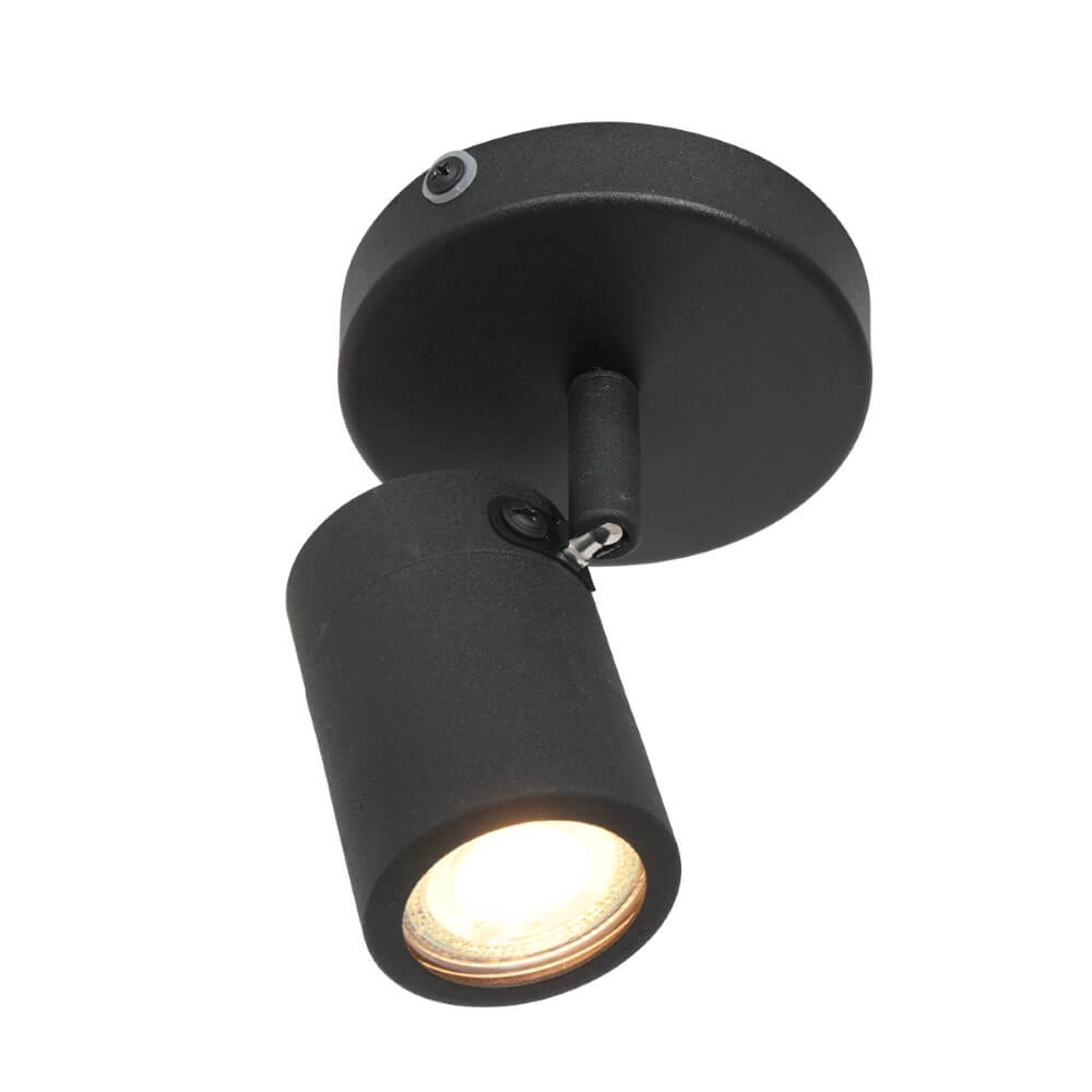 Badkamer spot Upround LED zwart Steinhauer 8712746133479